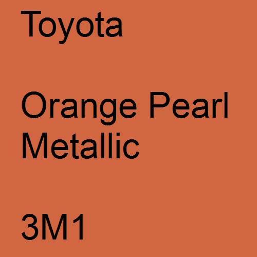 Toyota, Orange Pearl Metallic, 3M1.